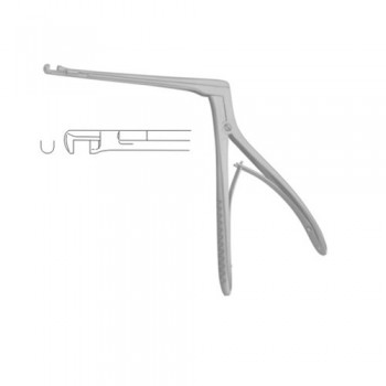 Hajek-Kofler Sphenoid Punch Down Cutting Stainless Steel, 14 cm - 5 1/2" Bite size 3.5 x 3.5 mm